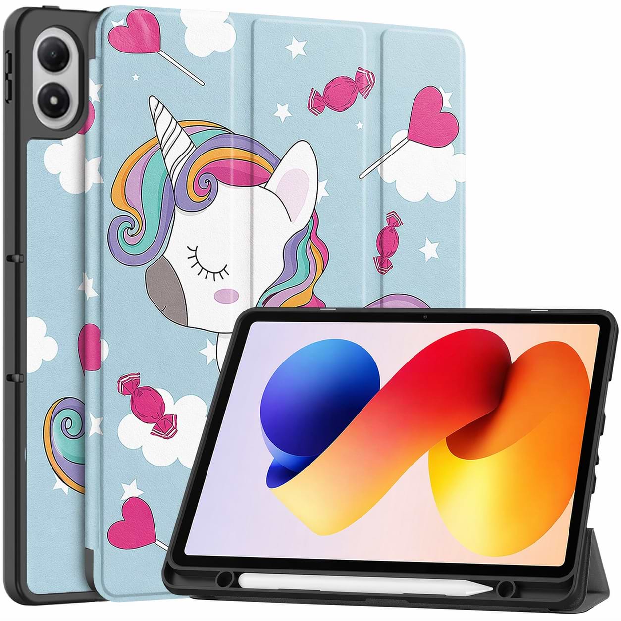 Чохол для планшету BeCover Flexible TPU Mate з кріпленням for Xiaomi Redmi Pad 2 Pro 12.1" Unicorn (715613)